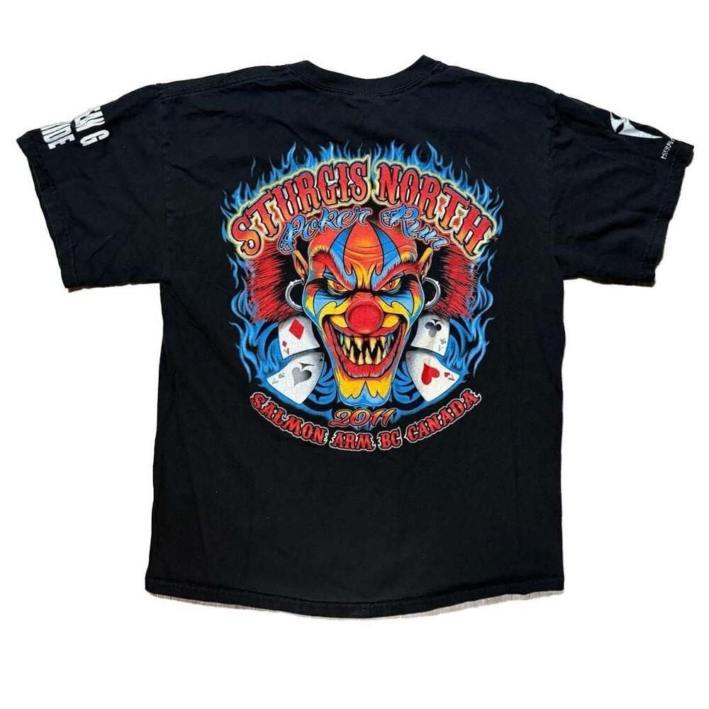 Gildan Sturgis North Poker Run 2011 Salmon Arm BC Canada Graphic T-Shirt